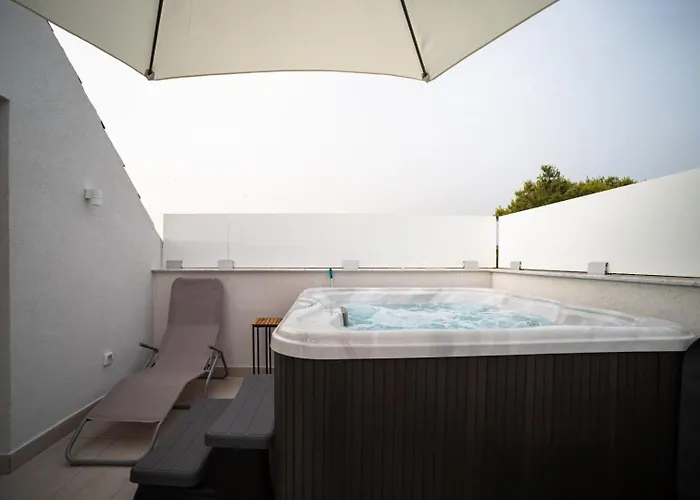 House Sauna&roof Jacuzzi Ferienhaus